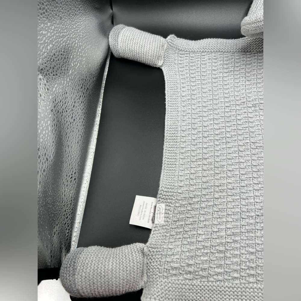 Mud Pie  Mudpie Knitted Gray Elephant Lovey Security Blanket - Picture 14 of 15